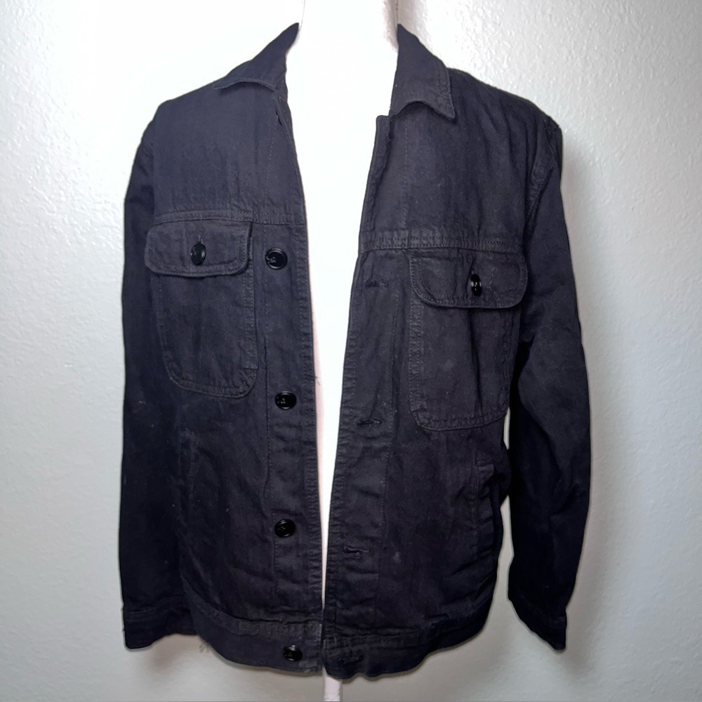 X‎ RAY Jeans Men's Jacket - JET BLACK - MEN'S Medium. Fleece Lined.